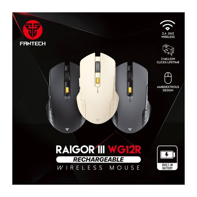 Fantech WG12R RAIGOR III Rechargeable Wireless Mouse Fantech WG12R RAIGOR III Rechargeable Wireless Mouse
